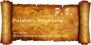 Palmhert Vendelina névjegykártya
